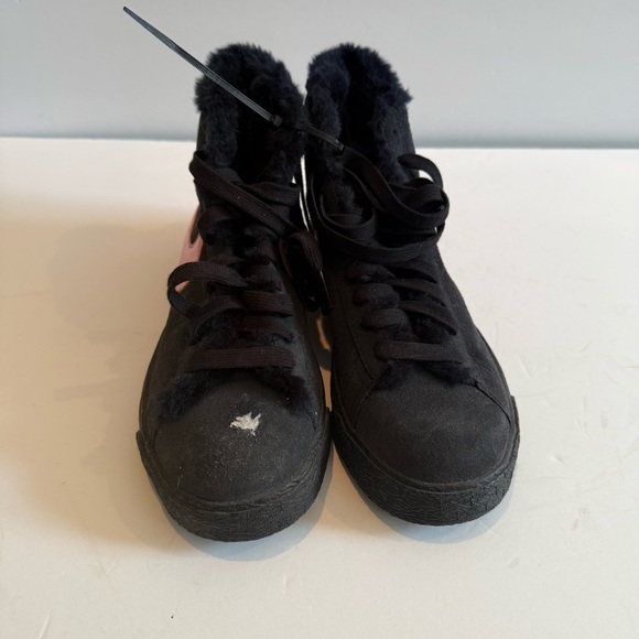 Nike Black and Pink High-Top Sneakers - Picture 4 of 10